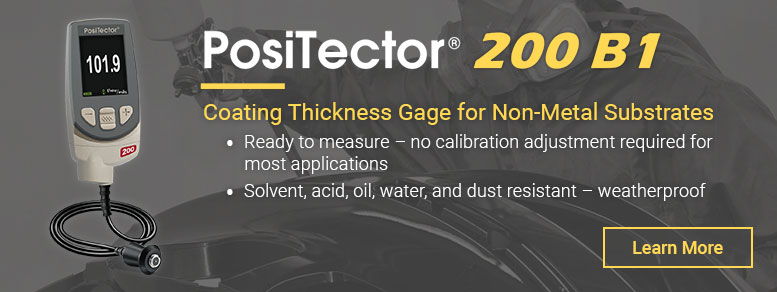 DeFelsko PosiTector 200 B1 Coating thickness gage for non-metal substrates