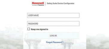 Home page of Safety Suite software