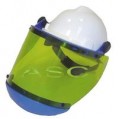 American Safety Clothing ASCPHS-CLIP Antifog Arc Shield with Hard Hat-