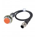 Autonics PRWT18-8DC 2-Wire DC Proximity Sensor, 0.31&quot; sensing, 0 to 0.22 mm-
