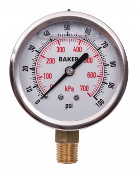 Baker AVNC Series Pressure Gauges-