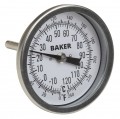 Baker T30025-250 Bimetal Thermometer, 0 to 250&amp;deg;F (-20 to 120&amp;deg;C)-