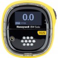 Honeywell BW Solo Single-Gas Detector with Bluetooth and yellow housing, H&lt;sub&gt;2&lt;/sub&gt;S, 0 to 200 ppm-