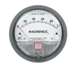 Dwyer 2002D Magnehelic Differential Pressure Gauge (0-2.0&quot;w.c. &amp; 0-500 Pa)-
