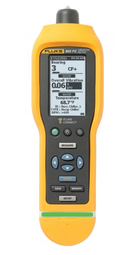 Fluke 805FC Vibration Meter with Fluke Connect-