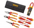 Fluke IB376K 376 FC Series True RMS Wireless Clamp Meters and insulated hand tools starter kit, 1000 V-
