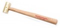 GearWrench 81-110G Brass Hammer with hickory handle, 0.5 lb-