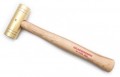 GearWrench 81-112G Brass Hammer with hickory Handle, 2 lb-