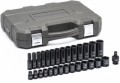 GearWrench 84925N 29-Piece Standard and Deep Impact Metric Socket Set, 0.375&amp;quot;, 6-point-