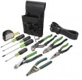 Greenlee 0159-13 12-Piece Electricians Tool Kit-