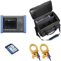  Hioki PQ3100-01/600 Power Quality Analyzer Kit, Custom 2 Clamp AC Current Sensor, 600A -
