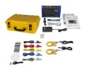 Hioki PQ3100-02/600 Power Quality Analyzer Kit, Custom 2 Clamp AC Current Sensor, 600A-