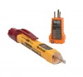Klein Tools NCVT2KIT Dual Range Non-Contact Voltage Tester with receptacle tester-