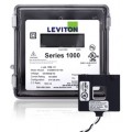 Leviton 1O240-01W Outdoor 120/240V Single Phase kWh Meter Kit, 100A, 2 Split Core CTs-