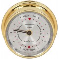 Maximum Harbormaster HBA East Coast Tide Clock, Brass Case and Silver Dial-