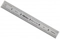 Mitutoyo 182-103 Series 182 Wide Rigid Steel Ruler, 6&amp;quot; (5R)-