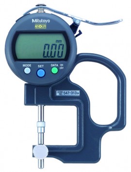 Mitutoyo 547-313A ABSOLUTE Digital Thickness Gauge, 0 to 10 mm-