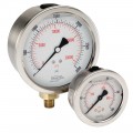 NOSHOK 900 Stainless Steel Liquid-Filled Pressure Gauge, 2&amp;frac12;&amp;quot; dial, 0 to 160 psi-