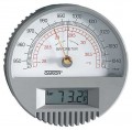 OAKTON WD-03316-80 Wall-Mount Barometer with Digital Thermometer, 27.9 to 30.9 inHg-