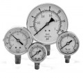 Tel-Tru 50 Metal Case Utility Pressure Gauge, 30 to 0 to 30 psi, 2;&amp;quot;-