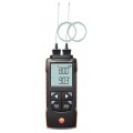 Testo 922 Digital Differential Thermometer with dual TC type-K probes, -58 to 1832&amp;deg;F, two-channel-