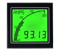 Trumeter APM-CT-APO CT Panel Meter with Outputs, Positive LCD, 0 to 10,000 A-