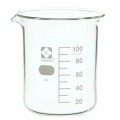 VEE GEE 10020-50A SIBATA Glass Beaker, 50 mL, 10-pack-