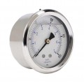 Weksler Glass 251C4PO Glycerin Filled Gauge with back connection, 0 to 5000 psi, 2.5&amp;quot; dial-