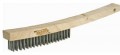 Weld-Mate NT611 Scratch Brush with long handle, stainless steel, 13&amp;frac34;&quot;-